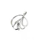 Image 6 of White gold fantasy pendant with diamonds; 0.03 ct.