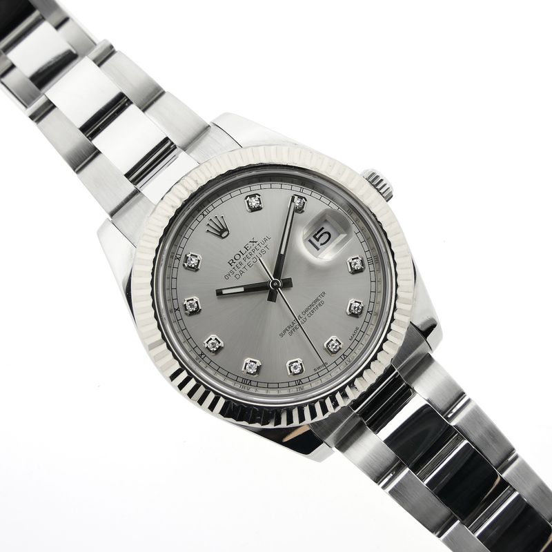 Image 23 of Rolex Datejust II 41mm 'Diamond Dial' 116334; Automatic men's watch