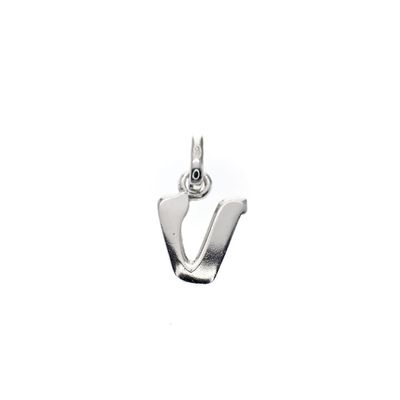 Silver charm; Letter V Image 1 of Silver charm; Letter V