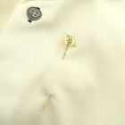 Image 7 of Gold lapel pin, horseshoe tie pin with whip