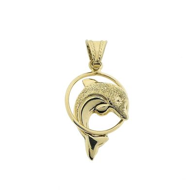 Golden dolphin pendant Image 1 of Golden dolphin pendant