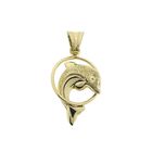 Image 1 of Golden dolphin pendant