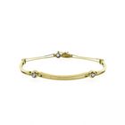 Image 1 of 8 carat fantasy link bracelet with tanzanite