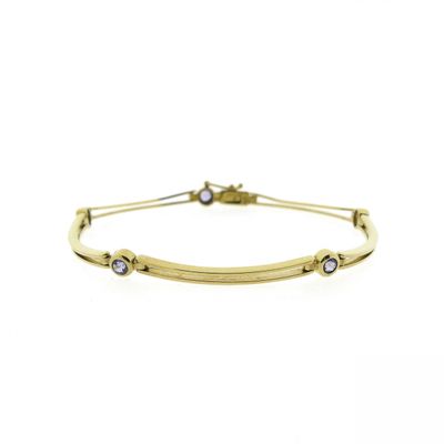 8 carat fantasy link bracelet with tanzanite Image 1 of 8 carat fantasy link bracelet with tanzanite