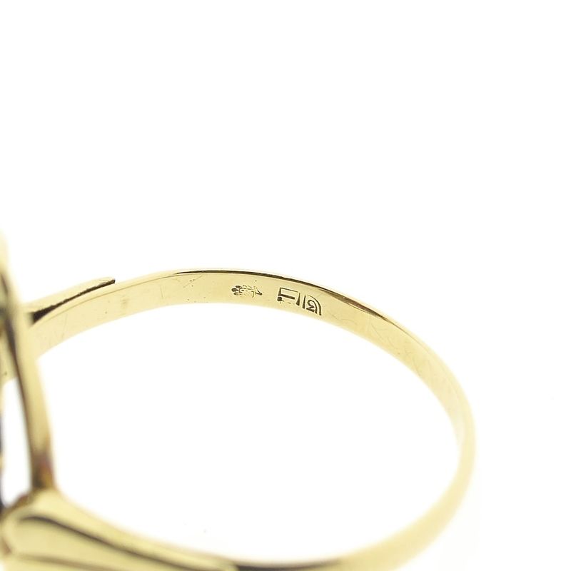 Image 6 of Gold ring with garnet | Vintage