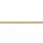 Image 6 of Gold flat gourmet link chain | 72 cm