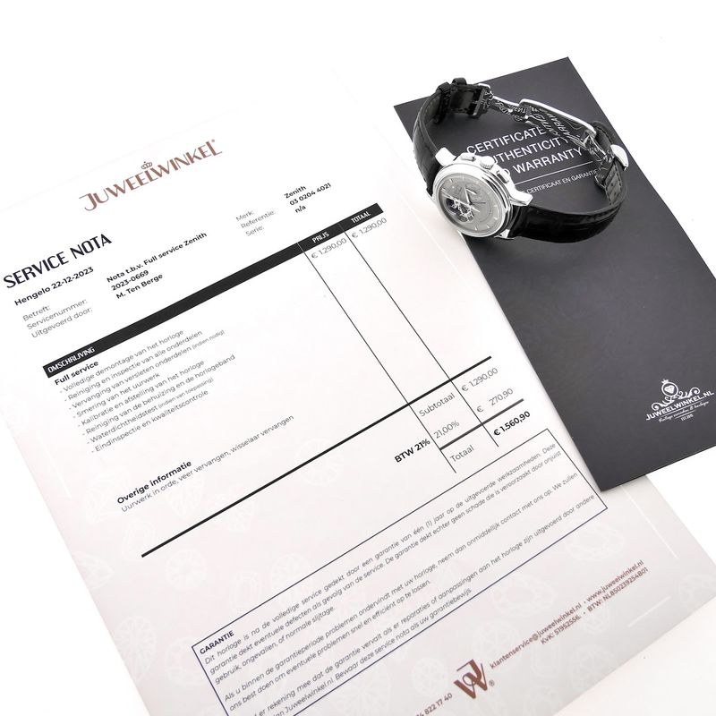 Image 9 of Zenith El Primero Chronomaster 'Open Heart'; Automatisch chronograaf heren horloge