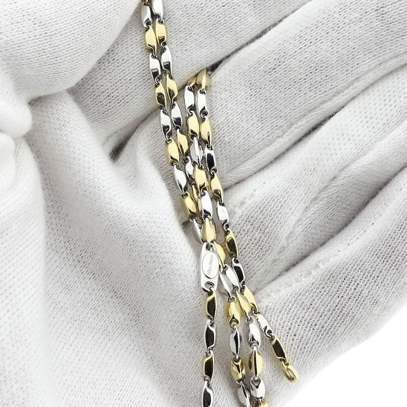 Image 7 of Monzario bicolor gold link chain