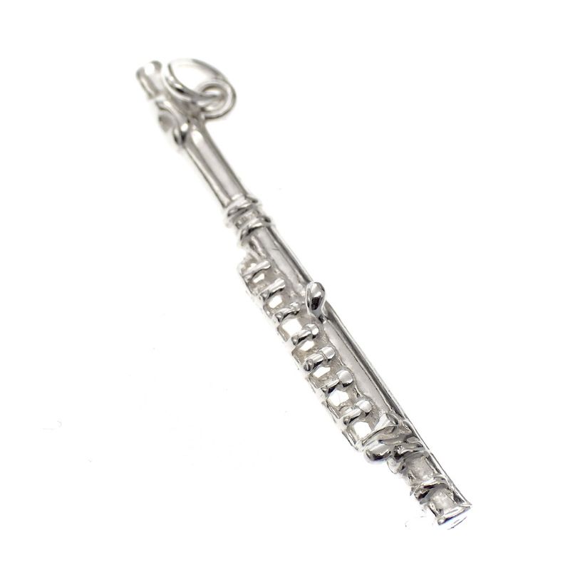 Image 3 of Silver charm; Transverse flute