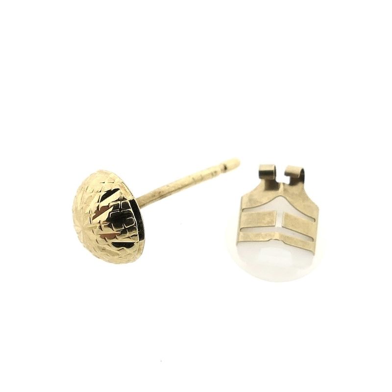 Image 5 of Golden subtle stud earrings