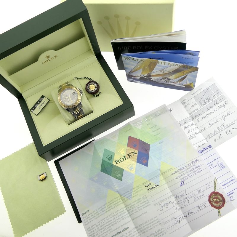 Image 20 of Rolex Yachtmaster 16623; 18k gold/steel men's watch