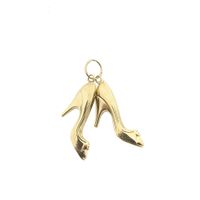 Gold pendant of two pumps