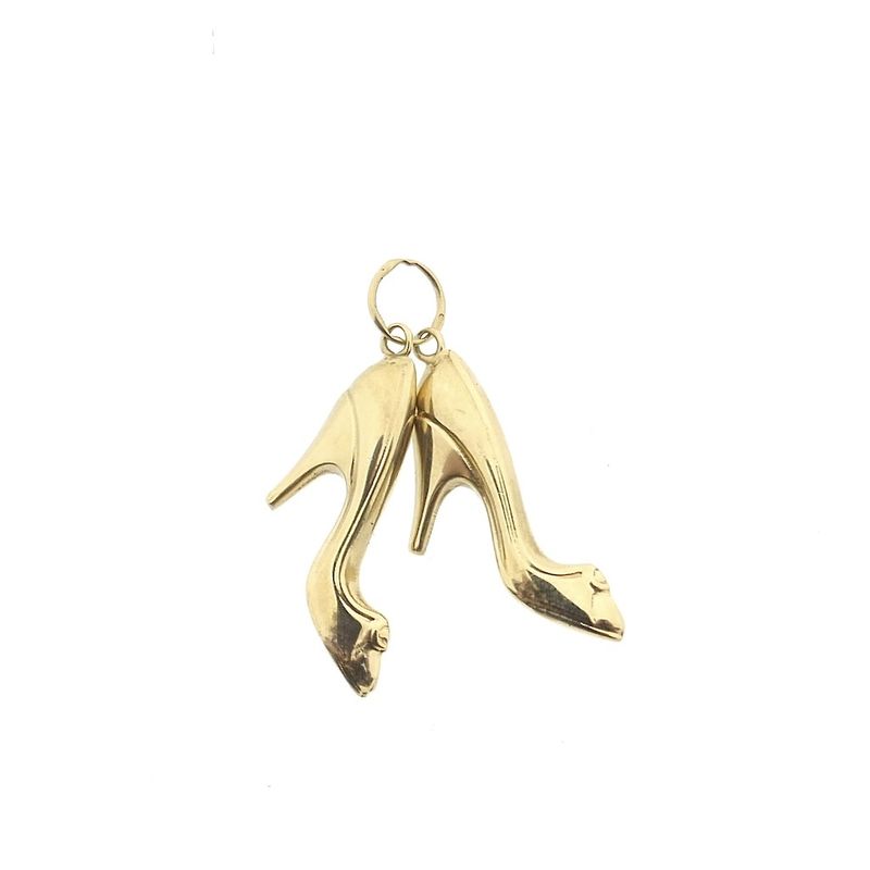 Image 1 of Gold pendant of two pumps