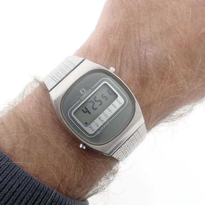 Image 15 of Omega Quartz Digital; Vintage LCD watch