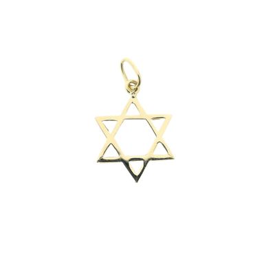 Image 1 of Gold Star of David pendant