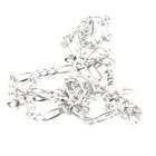 Image 7 of Silver Figaro link chain | 70.5 cm