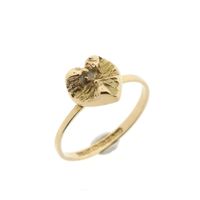 Golden Lapponia ring; Heart