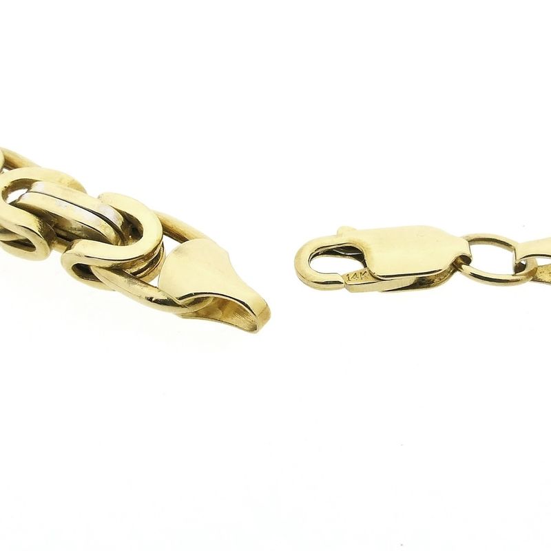 Image 5 of Two-tone flat gold king chain | 66.5 cm (2nd payment IN3)