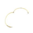 Image 9 of Diamond gold bangle with diamonds; Size M