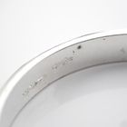 Image 5 of Silver ring with diagonal relief