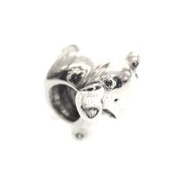 Pandora charm; Silver; Elephant