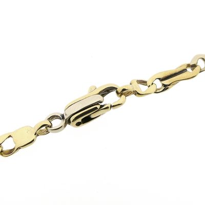 Two-tone gold infinity link chain Image 2 of Two-tone gold infinity link chain