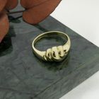 Image 6 of Gold croissant ring