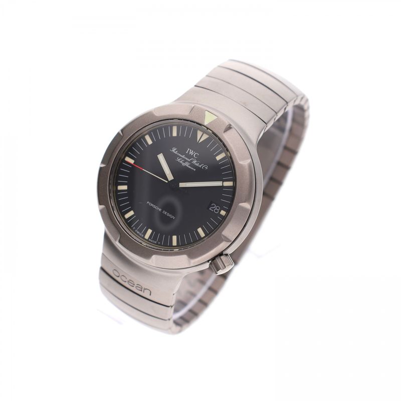 Afbeelding 3 van IWC Porsche Design Ocean 2000 IW3500; Vintage Heren Horloge (Full-Set 1988)