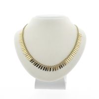 Gold women's necklace | 42 cm