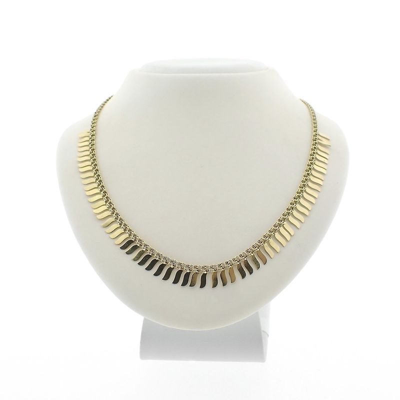 Image 1 of Gold women's necklace | 42 cm
