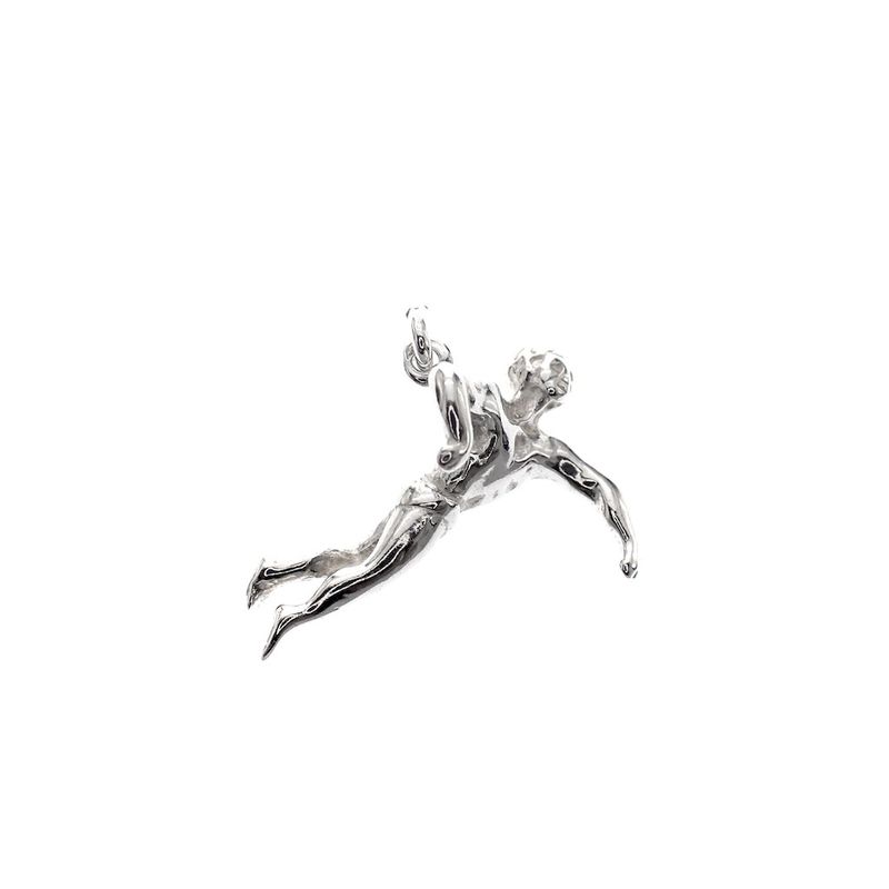Image 1 of Silver charm; Swimmer