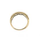 Image 5 of Gold Ring with Diamond; 0.34 ct.; 14 Karat; Size 17.75