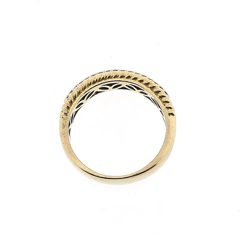 Image 5 of Gold Ring with Diamond; 0.34 ct.; 14 Karat; Size 17.75