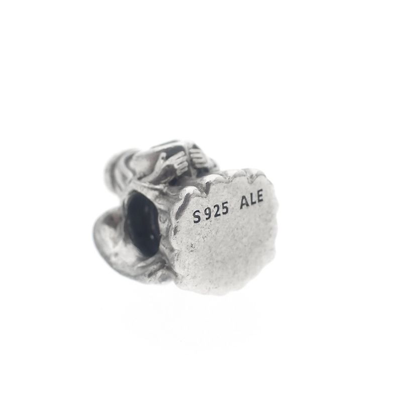 Image 5 of Pandora charm; Silver; Angel of Love