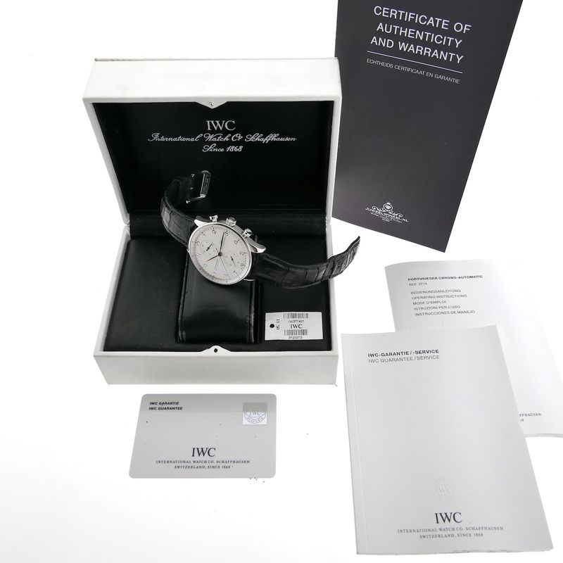 Image 14 of IWC Portuguese Chronograph IW371401; Automatic men's watch