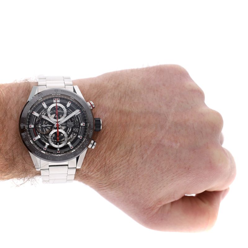 Image 15 of TAG Heuer Carrera 'Calibre 01' CAR201U; Chronograph men's watch