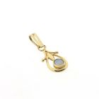 Image 3 of Gold pendant with white opal