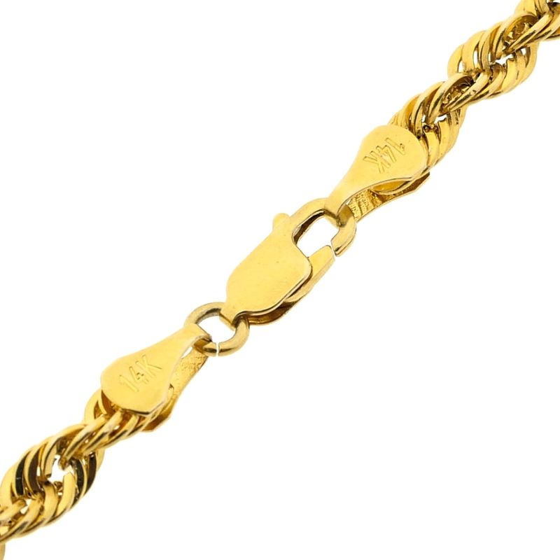 Image 6 of Gold twisted link chain