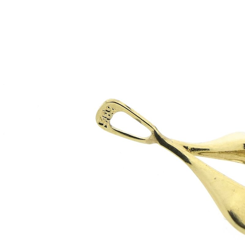 Image 6 of Golden fantasy pendant with diamond | 0.01 ct.