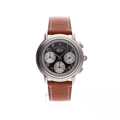 Afbeelding 1 van Maurice Lacroix Masterpiece 'Flyback Annuaire' MP6098; Automatisch Heren Horloge