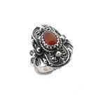 Image 1 of Vintage Silver Ring with Carnelian
