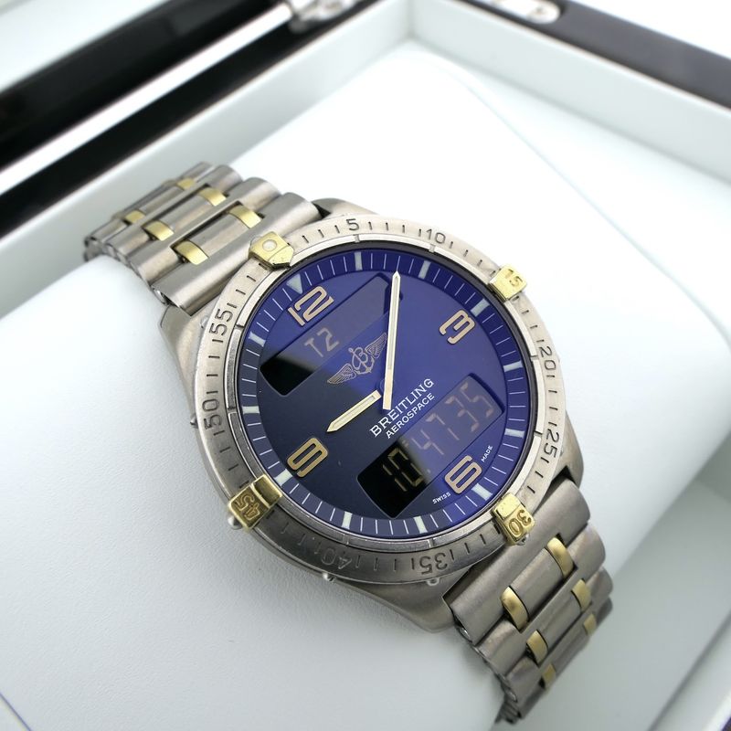 Image 12 of Breitling Aerospace Titanium E56062; Bi-color men's watch