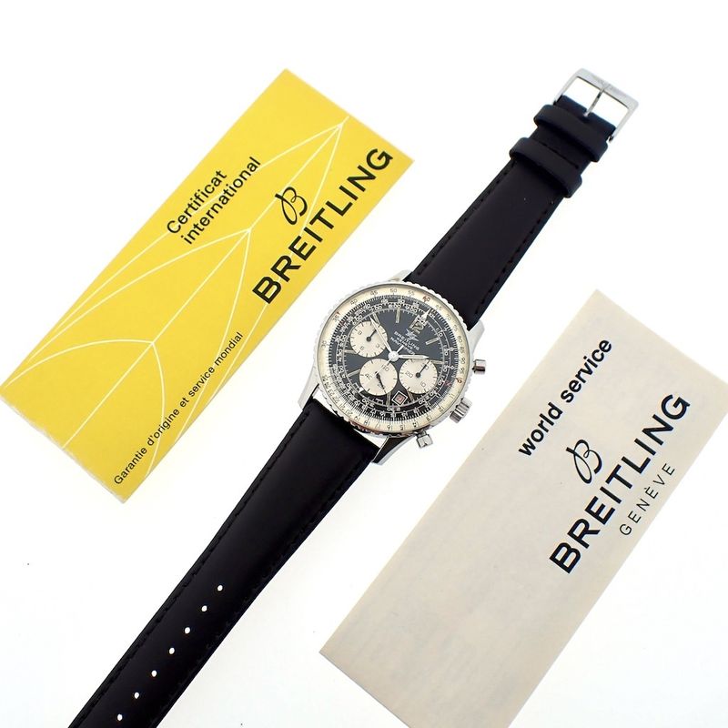 Image 1 of Breitling Navitimer 7806; 1970s pilot's chronograph watch