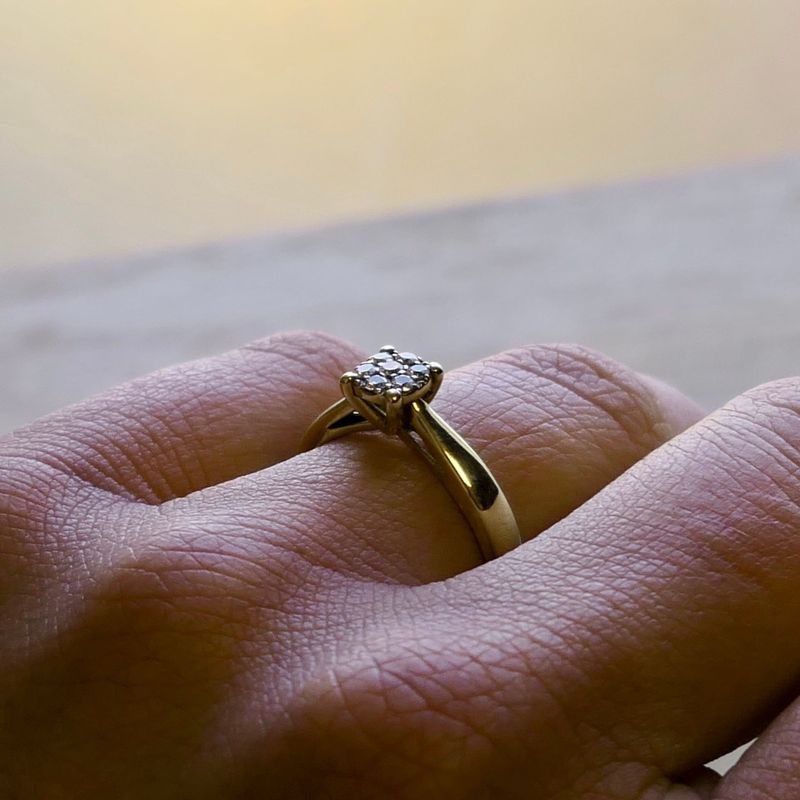 Image 10 of 9-carat diamond eternity ring; 0.14 ct.