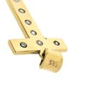 Image 9 of Gold pendant of the letter T with diamond; 0.035 ct.