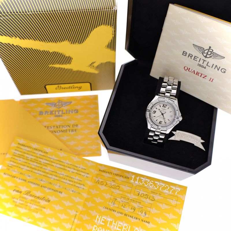 Image 2 of Breitling Colt Oceane 33mm A57350 Ladies Watch with Diamonds