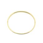 Image 3 of Gold smooth slave bracelet | Ø 60 mm