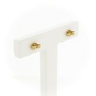 Image 4 of Golden subtle stud earrings