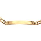 Image 2 of 18K Gold Bracelet with Plate | 19 cm