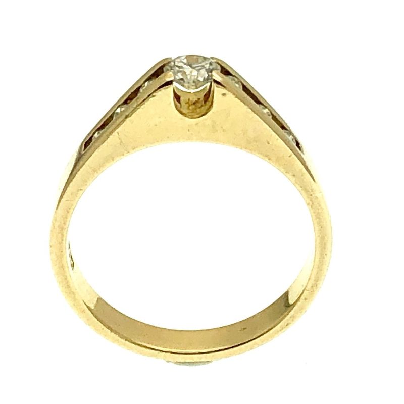 Image 5 of Gold solitaire ring with 0.23 ct. diamond | 18 carat